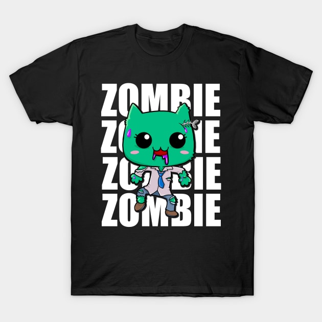 Zombie Halloween T-Shirt by BDAZ
